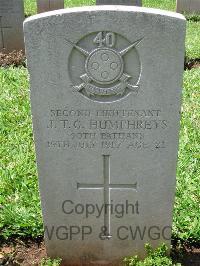 Dar Es Salaam War Cemetery - Humphreys, John Theodore Gordon